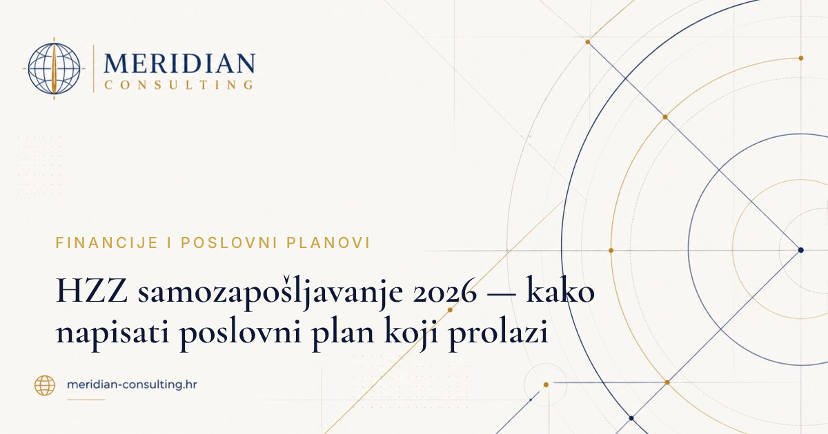 HZZ samozapošljavanje 2026 — kako napisati poslovni plan koji prolazi